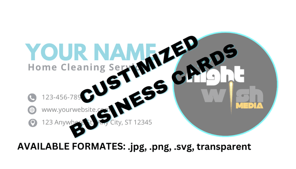 Product Logo Business Cards Custom Design